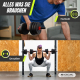 Paar 20 kg Hanteln | Verstellbar | 4 in 1 | Kettlebell-Aufsatz | Verbindungsstange | Tragbar | Mobimax | Mobiclinic - Foto 3