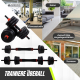 Paar 20 kg Hanteln | Verstellbar | 4 in 1 | Kettlebell-Aufsatz | Verbindungsstange | Tragbar | Mobimax | Mobiclinic - Foto 7