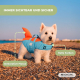 Hundeschwimmweste | Verstellbares Geschirr | Ringleine | Griff | Leichtgewicht | Flosse | Sharky | L | Mobiclinic - Foto 15