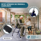Rollator für ältere Menschen | Faltbar | Sitz | 2 Räder | Blau | Emérita | Mobiclinic - Foto 4