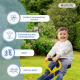 Kinderwippe | 360º Drehung | 2 Sitze | 200 x 66 x 35 cm | Bequemer Griff | Sicher | Mobifun | Mobiclinic - Foto 6