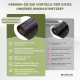 Unkrautvlies | 150g/m² | UV-beständig | Atmungsaktiv und diffusionsoffen | 1 x 5 m | HerbStop | Mobiclinic - Foto 5