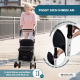 Einkaufswagen Rollator | 4 Räder | Zusammenklappbar | Mit Tasche | Mit Bremssystem | Schwarz | Coliseo | Mobiclinic - Foto 5