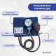 Aneroid-Blutdruckmessgerät | Blutdruck | Zwei Ausgänge | Komfortabel | Anpassbar | Blau | Mobiclinic - Foto 6