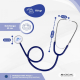 Stethoskop | eine Schlauch | Blau | Mobiclinic - Foto 2