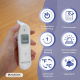 Ohrthermometer | Speicher | Fieberalarm | Automatische Abschaltung | Anzeige | ºC und ºF | Thermobi | Mobiclinic - Foto 3