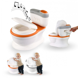 Kindertoilette | Mit Sound | Abnehmbarer Eimer | Von 1 bis 6...