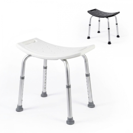 Badehocker | Aluminium | Höhenverstellbar | Antirutsch Füße |...