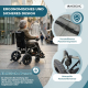 Elektrischer Rollstuhl | Faltbar | 2 Fahrmodi | Intelligente Bremse | 20 km Reichweite | 130 W | Dona | Mobiclinic - Foto 8