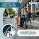 Rollstuhl Faltbar | Große Räder | Orthopädisch | Leicht | Modell: Júcar | Clinicalfy - Foto 7