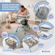 Babybadewanne | Höhenverstellbar | Zusammenklappbar | Räder mit 360º-Bremse | Kissen | Stauraum | Bubba Max | Mobiclinic - Foto 3