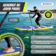 Aufblasbares Paddleboard | 315x78x15cm | Max. 150kg | Verstellbares Paddel | Rucksack und Pumpe | Stitch | Mobiclinic - Foto 6