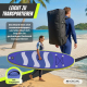 Aufblasbares Paddleboard | 315x78x15cm | Max. 150kg | Verstellbares Paddel | Rucksack und Pumpe | Stitch | Mobiclinic - Foto 8