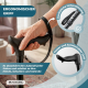 Faltbarer Gehstock | Linkshänder | Höhenverstellbar | Ergonomischer Griff | Rutschfeste Spitze | FlexGo | Mobiclinic - Foto 4