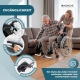 Rollstuhl | Verstellbarer Rahmen | Schnellverschluss | Kippsicherung | Luftreifen | Aluminium | Trevi | Mobiclinic - Foto 5