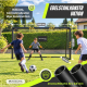 Fußballtor | 240 x 160 x 85 cm | Netz mit Spannseil | Gepolsterter Schutz | Stahl | Benji | Mobiclinic - Foto 4