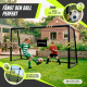 Fußballtor | 240 x 160 x 85 cm | Netz mit Spannseil | Gepolsterter Schutz | Stahl | Benji | Mobiclinic - Foto 5