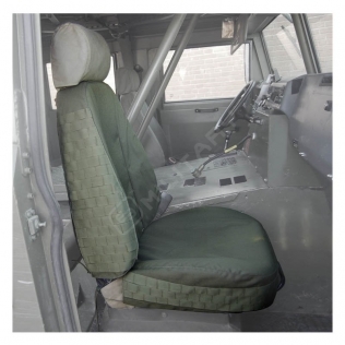 Housses de siège pour véhicules militaires | LMV | Système MOLLE | Couleur verte | Elite Bags