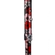 Bâton de marche | Bâton de marche réglable en hauteur | Aluminium | Fleurs rouges - Foto 2