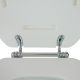 Toilette avec chaise pliante avec accoudoirs réglables et hauteur - Foto 5