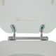 Toilette avec chaise pliante avec accoudoirs réglables et hauteur - Foto 5