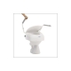 Réhausse WC | Rehausseur wc réglable hauteur | Avec abattant et accoudoirs ajustables | Mod. Aquatec 900 - Foto 2