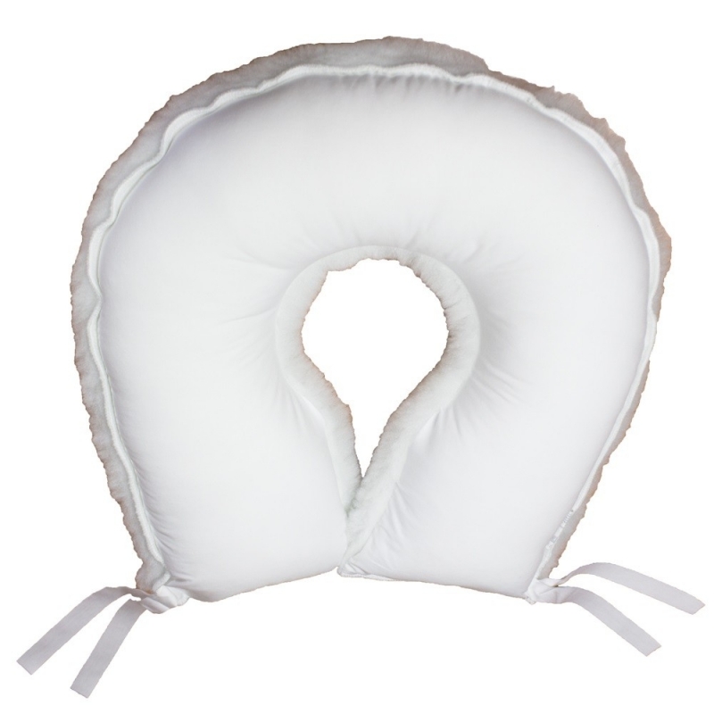 Coussin Anti-Escarres Fer à Cheval – Imperméable Respirant, Soulagement Hémorroïdes & Coccyx, Mousse HR Orthopédique 40x40x9 Cm