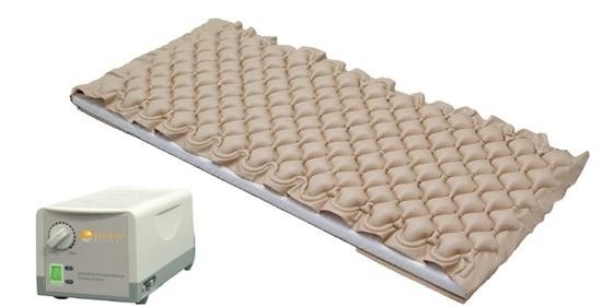 Matelas anti escarres, à air, avec compresseur, 198 x 86 x 6 cm, beige, sunrise (Sunrise)
