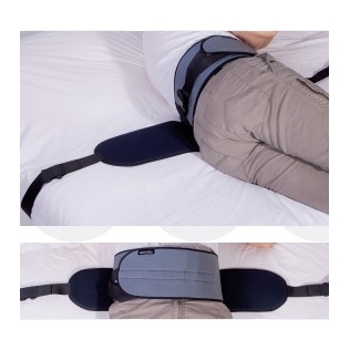 Ceinture de contention pour lit | Matelassée, fermeture à boucle | Lits de 90 cm