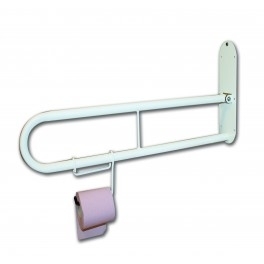 Barre pliante avec support de rouleau de papier, jusqu'à 120 kg (Herdegen)