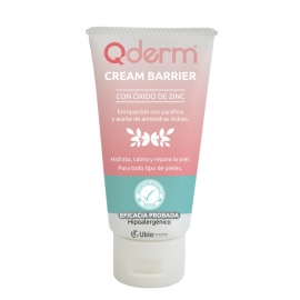 Crème protectrice au zinc Qderm | Tube de 100 ml | Hydrate, calme et répare | Pour tous les types de peau