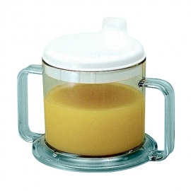 Mug à double anse avec large base anti-éclaboussures | Polycarbonate