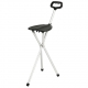 Canne en aluminium | Canne orthopédique | Avec siège rabattable et pognée ergonomique - Foto 1