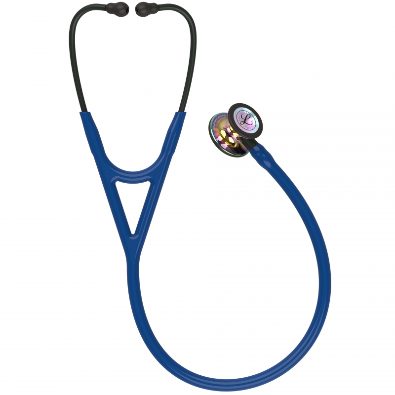 Mobiclinic®, Stéthoscope, Stéthoscope de Diagnostic, Stetoscope adulte  professionnel, Une cloche, Bleu marine