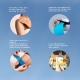 Pack de 4 Kinesiotape | Rose, Bleu, Noir et Beige | Bandage Neuromusculaire | 5mx5cm | Mobitape | Mobiclinic - Foto 10