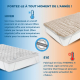 Surmatelas | Confort | Deux faces | Chaleur | Fraîcheur | Hauteur 5cm | Lin naturel | Respirant Vicosoft | Rêveur | Mobiclinic - Foto 12