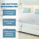 Surmatelas | Confort | Deux faces | Chaleur | Fraîcheur | Hauteur 5cm | Lin naturel | Respirant Vicosoft | Rêveur | Mobiclinic - Foto 21