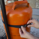 Chauffage d'extérieur à gaz avec roulettes | Forme champignon | Gaz butane | Noir | Nilo | Mobiclinic - Foto 7