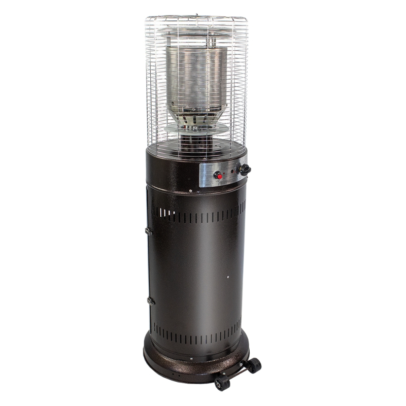 Poêle à gaz extérieur à roulettes 135 cm Pour jardin ou terrasse Gaz butane ou propane
