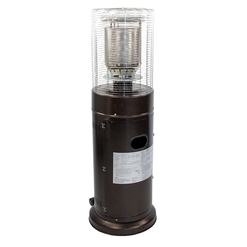 Poêle à gaz extérieur à roulettes 135 cm Pour jardin ou terrasse Gaz butane ou propane