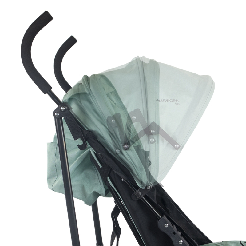 Poussette pliante pour bébés, Dossier inclinable, Roues amovibles, Max.  15 kg, Panier XL, Elefant