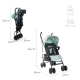 Poussette pliante pour bébés | Dossier inclinable | Roues amovibles | Max. 15 kg | Panier XL | Elefant | Mobiclinic - Foto 6