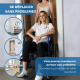 Fauteuil roulant | Pliable | Grande roue | Robuste | Bleu | Alcazaba | Mobiclinic - Foto 6