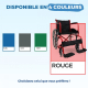 Fauteuil roulant | Pliable | Grande roue | Robuste | Rouge | Alcazaba | Mobiclinic - Foto 4