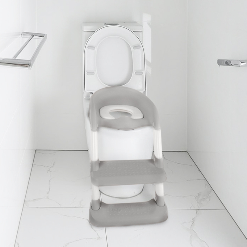 Siège de toilette pour bébé avec escalier : siège de toilette pour enfants,  entraîneur