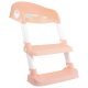 Siège de toilette pour enfants | Avec escalier | Antidérapant | Réglable | Pliable | Lala | Rose et blanc | Mobiclinic - Foto 1