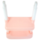 Siège de toilette pour enfants | Avec escalier | Antidérapant | Réglable | Pliable | Lala | Rose et blanc | Mobiclinic - Foto 3