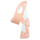 Siège de toilette pour enfants | Avec escalier | Antidérapant | Réglable | Pliable | Lala | Rose et blanc | Mobiclinic - Foto 4