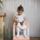 Siège de toilette pour enfants | Avec escalier | Antidérapant | Réglable | Pliable | Lala | Rose et blanc | Mobiclinic - Foto 12