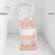 Siège de toilette pour enfants | Avec escalier | Antidérapant | Réglable | Pliable | Lala | Rose et blanc | Mobiclinic - Foto 13